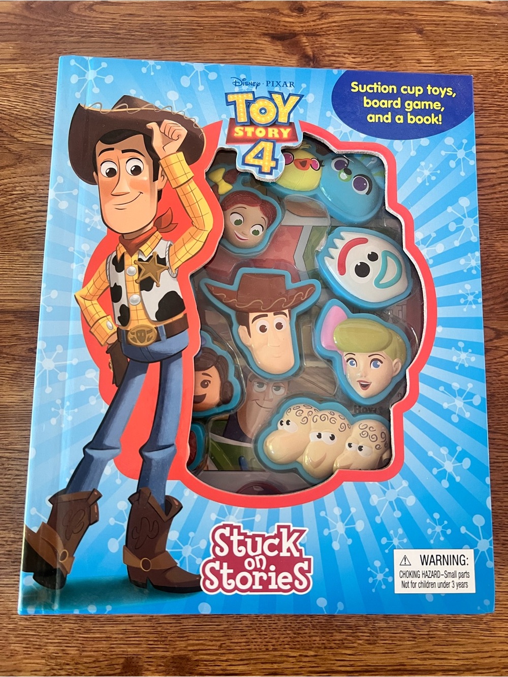 Disney Pixar Toy Story 4 Stuck on Stories Book and Toy Set